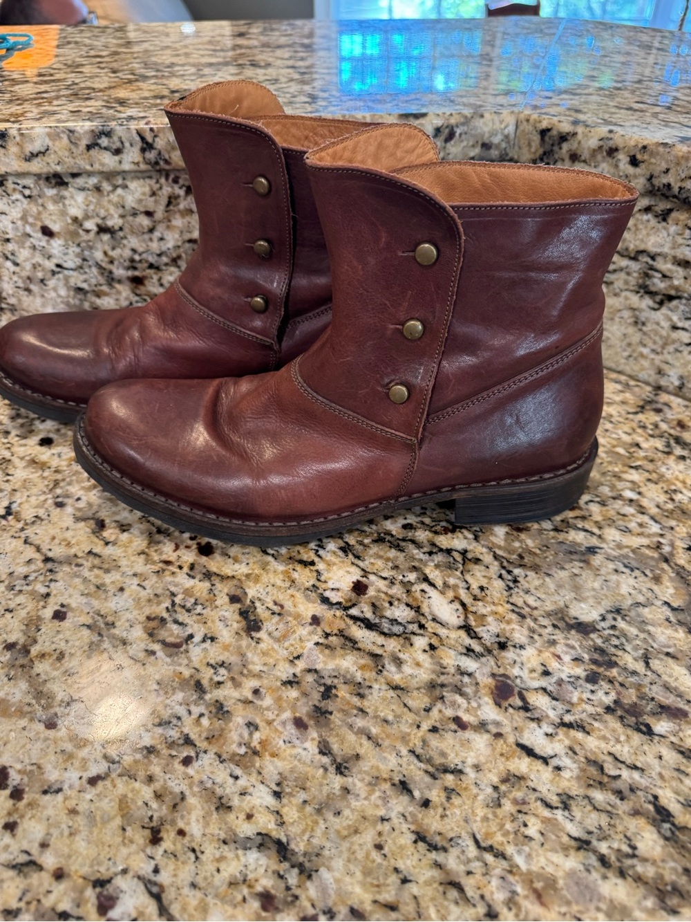 Fiorentini baker brown leather boots men’s 40 - Picture 3 of 8